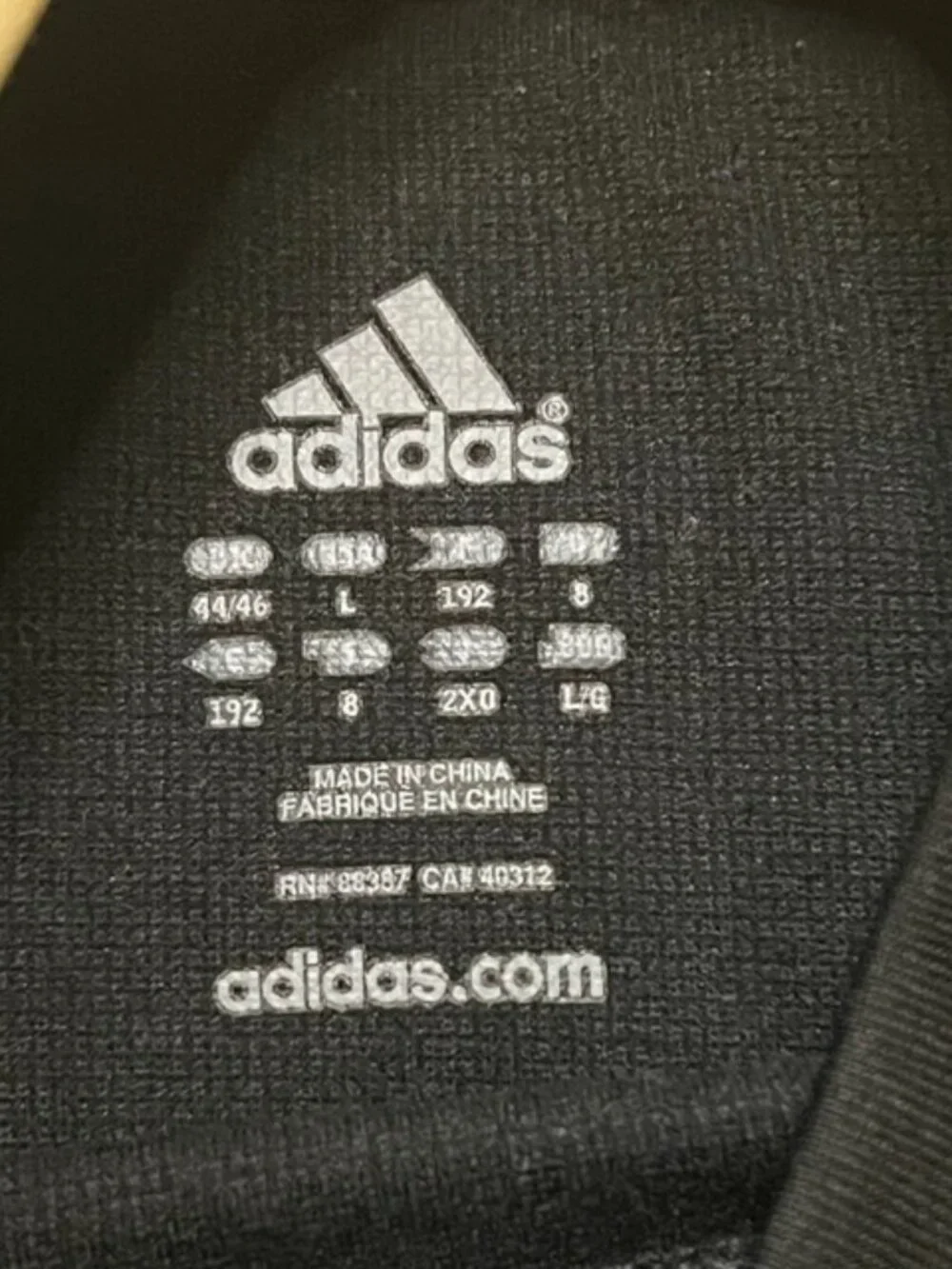 Argentina Adidas 2010 Formotion Black Thermal Long Sleeve Training Top Sz Large